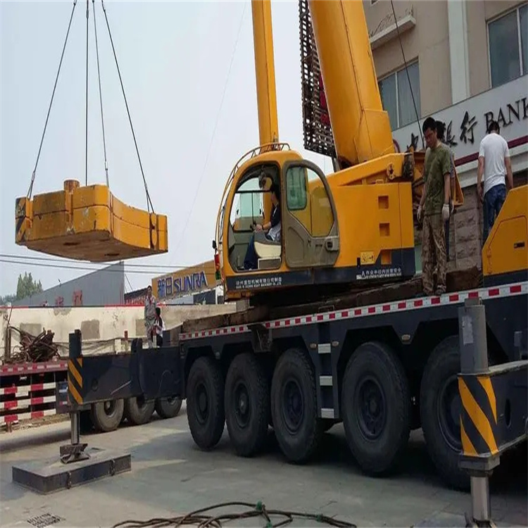 融水当地吊车出租|机器吊装|75吨|工厂搬迁服务